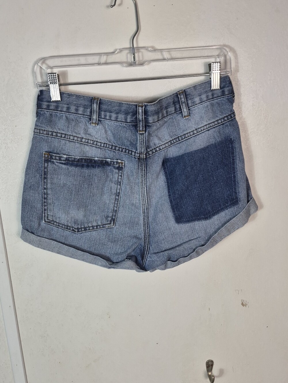 Topshop Moto Rosa Jean Shorts Blue Size 6 - Picture 4 of 11